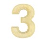 Crafts Central Pine Wood Beveled Wooden Numbers for Arts &