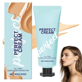All Over Complexion Perfector, 80g Perfect CC Cream Skin Tint Body Coverage Perfector, Long-Lasting, Evens Skin Tone and Light Foundation, Waterproof & Transfer-Resistant