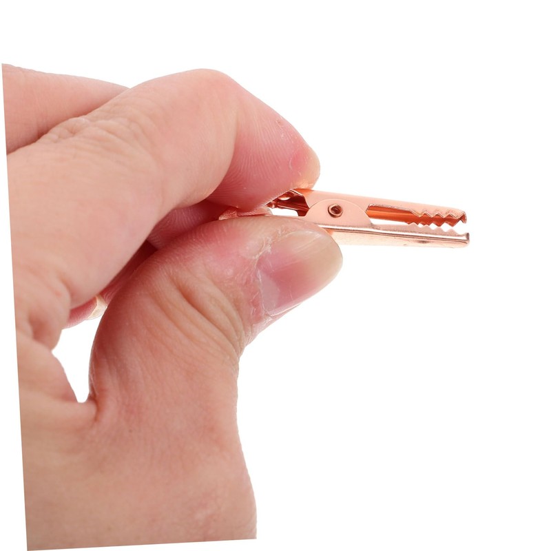 CHILDWEET 10pcs Alligator Clips for Electrical Testing Wire Tester Clips