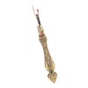 Retro Sewing Seam Rippers Professional Alloy Flower Engraved Craft Thread