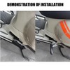 2 x Motorcycle Foot Pegs (Non-Slip) Aluminium Suitable for Vespa