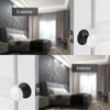 NCL White Door Knobs, Keyless Door Handles, Porcelain Door Levers,