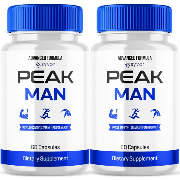 Syvor Peak Man Advanced Supplement Pills for Men with Natural