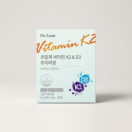 Dr. Lin 닥터린 초임계 비타민K2 & D3 프리미엄 30정 1개 / 닥터린 초임계 비타민K2 & D3 프리미엄 30정 1개