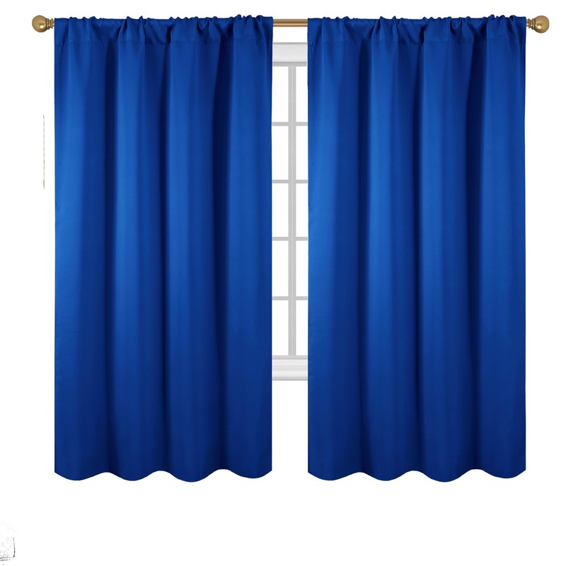 Diraysid Royal Blue Blackout Curtains for Bedroom and Living Room