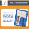 Vermeer Paint Roller Kit - 10-Piece All-in-One Plastic Tray with
