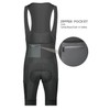 CEROTIPOLAR Cycling Shorts Men Long Padding Cycling Bib Shorts UPF50+,