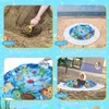 Hahafelt 2 Sets Portable Round Baby Beach Pool, 6.5 x