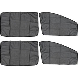 Yosoo Parasol para Coche, 4 Piezas Parasol Magnético Protección UV Universal Cortina para Ventana Trasera Delantera Lateral del Coche Accesorio para Automoción