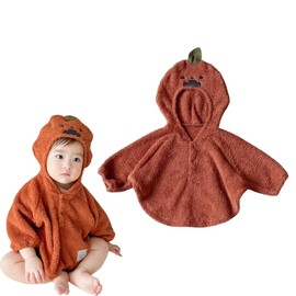 PackPixel Halloween Baby Costume, Poncho, Boys, Girls, Baby, Pretend Cape, Baby Clothes, Cosplay, 31.5 - 35.4 inches (80 - 90 cm), Baby Shower, Hooded, Present, Autumn, Winter, Commemorative