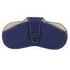 NEXSTAGES Eyeglass Case, Eyeglass Case, Leather, Slim, Thin, Lightweight, Compact,
