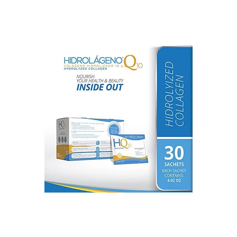 Hidrolágeno Q10 Colágeno Hidrolizado, Vitaminas Y Zinc