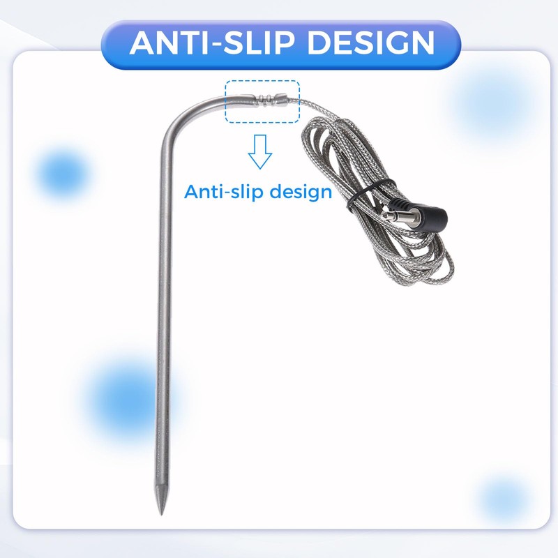 Dophee Meat Thermometer, Upgraded Replacement Temperature Probe Sensor, Compatible with