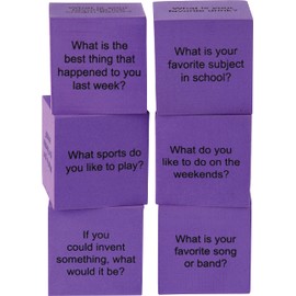 Teacher Created Resources Foam Conversation Cubes