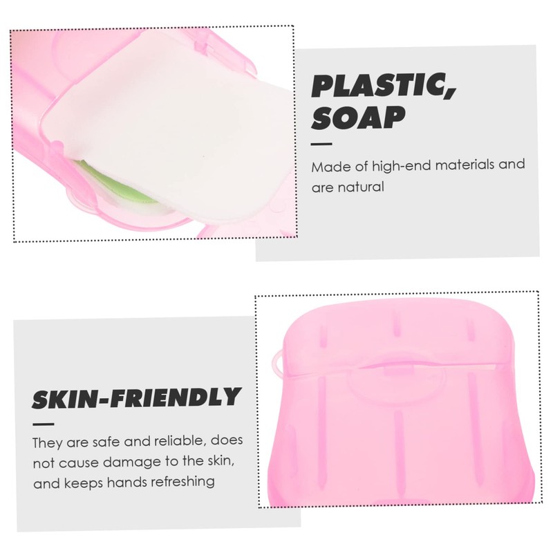 WHAMVOX Compact Easy to Carry 20pcs Soap Sheets for Travel