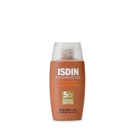 ISDIN Fotoprotector Fusion Water Color Bronze SPF 50, Protector Solar Facial Uso Diario, Textura Ultraligera, 50ml