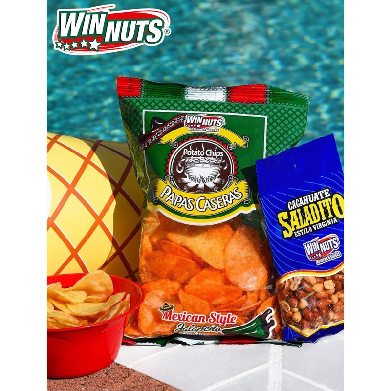 WINNUTS Salted Virginia Peanuts (5 Pack, 5.25 oz Each) |