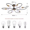 Yinlikede Lámpara De Techo Modernas Vintage De 6 Luces Para