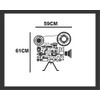 Heaven Decors Retro Video Shooting Camera Black Home Decor Wall
