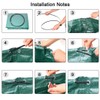 Garden Bags,Reuseable Yard Leaf Bag 72 Gallon Heavy duty Gardening