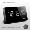 Braun Digital Alarm Clock with LCD Display, 2x USB-C ports