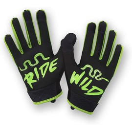 RocRide Animalz Full Finger Mens Cycling Gloves with Screen Compatible Tips. Mountain Biking, Road and BMX. Expressive Animal Print Designs.