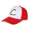 Adjustable Embroidered Pokémon Ash Ketchum Style Cartoon Hat Available/Red Embroidered O 3ea