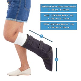 LimbO Outcast Weatherproof Outdoor Cast and Dressing Protector For Foot (F510 - UK Shoe Size 6-10)