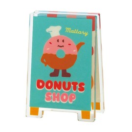 Decole Corporation Concombre Concombre Home Object Donut Shop Sign Clip Approx. W38 x D22 x H55 mm ZCB-29801