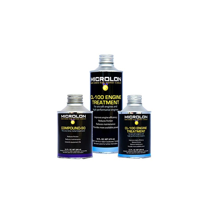 Microlon Cl100 High Performance Engine Treatment Kit for 4-Cylinder Engine
