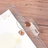 A7 Soft PVC Binder Cover Clear Rose Gold Refillable Budget