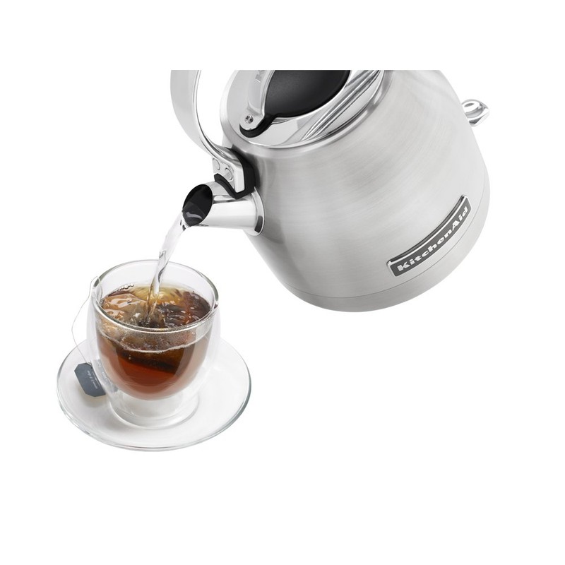 KitchenAid KEK1222SX 1.25-Liter Electric Kettle - Brushed Stainless Steel,Small