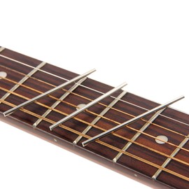 SING F LTD 24Pcs Electric Guitar Copper Fret Wires Set 2.4mm Width 24 Frets Durable Cupronickel for Guitar Replacement Repair Parts