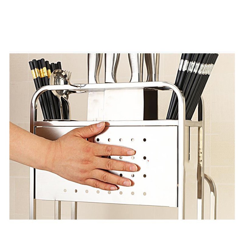 Kitchen Utensils Organizer Stainless Steel Cutting Board Chopsticks Spoons Kitchen