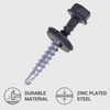Marcopol Pack of 50 Metal Roofing Screws 4.8 x 35