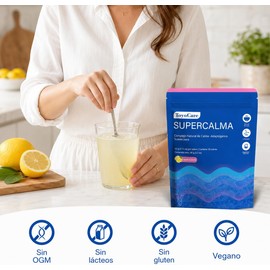 Supercalm Suplemento en Polvo Sabor Limón, 20 Sobres, 90 g