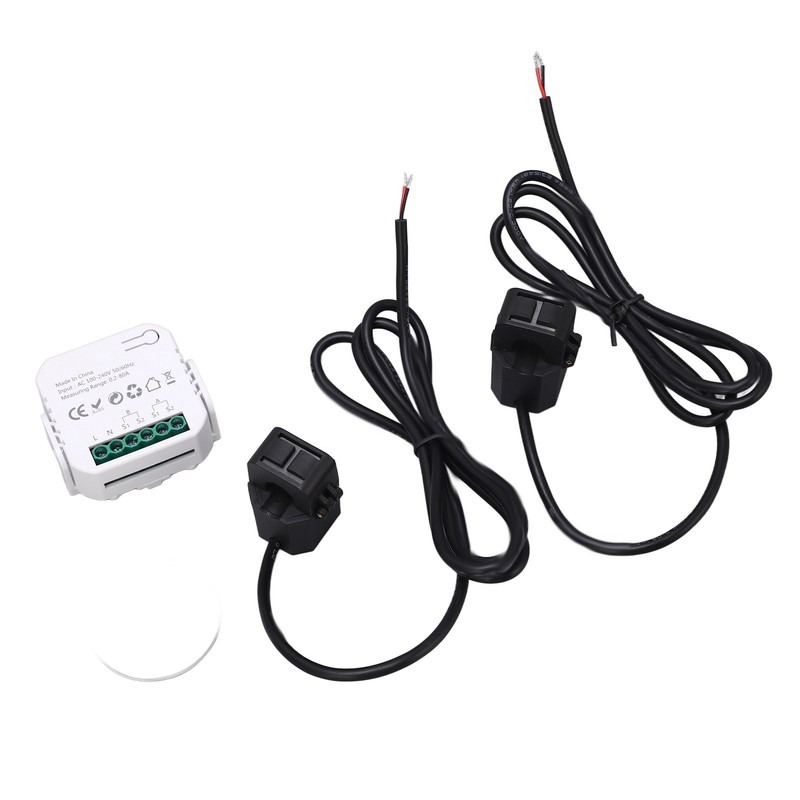 WiFi Smart Energy Monitor Single Phase Clamp Electricity Meter 100‑240V