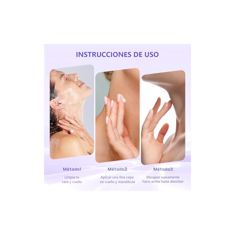 WEUD 2PCS Cremas para Cuello Reafirmante, con Hidrolizado de Acido