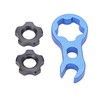 RISK 7pcs Titanium Alloy Bicycle Presta Valve Cap Strong Hardness