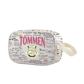 Lywjyb Birdgot Tommen College Clear Makeup Bag Romance Book Lover Gift Literary Merch for Reader (Tommen Cbag CA)