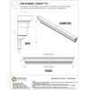 Ekena Millwork CRH04X36ST Crosshead, 36" Bottom Width x 38 1/2"