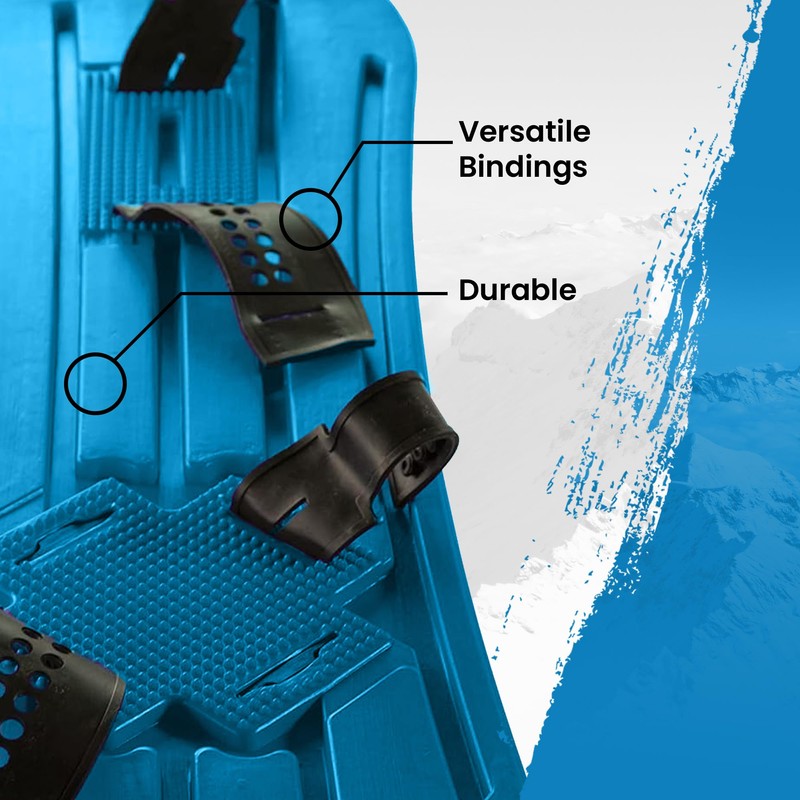 The Original Sledsterz Snowboard by Geospace: Blue