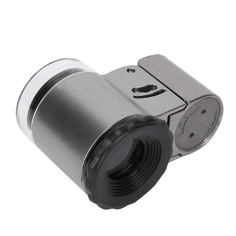 Mini Microscope, 50X Portable Subminiature Microscope Magnifier Mini Pocket Microscope