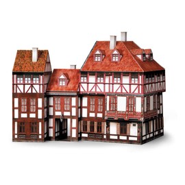 Schreiber-Bogen Cardboard Model Building "Wir Bauen eine Altstadt" Set 5 HO