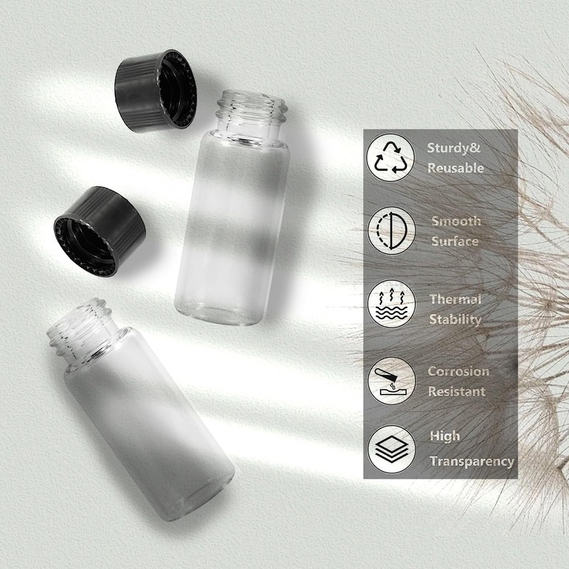 1st Choice Glass Vials, 1 Dram 4ml, Pack of 12