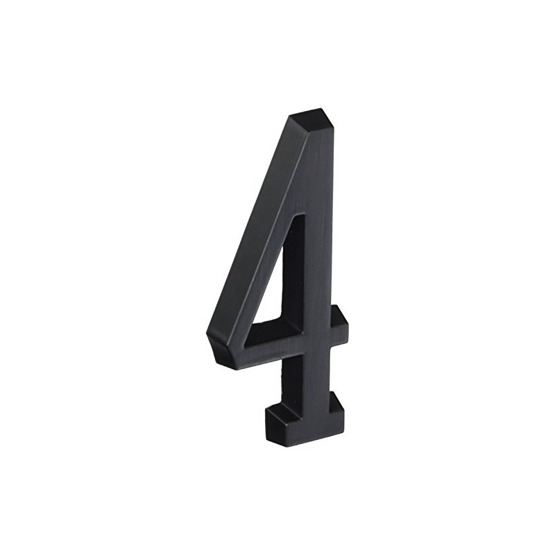 Distinctions by Hillman 843258 4-Inch Die Cast Self-Adhesive House Address
