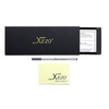 Xezo Speed Master Fine Rollerball Pen, Matte Black with White