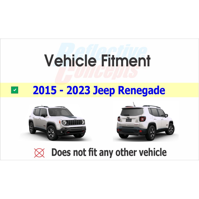 Reflective Concepts - 2015-2023 Jeep Renegade - Jeep Front and