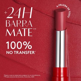ésika – Colorfix Barra Edición Limitada 2 g, Labial Mate 24H No Transfer con Manteca de Karité para Labios Suaves y Color Intenso, Tono Coral Natural
