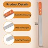 3 Pack Crepe Spreader and Spatula Kit, 12" Wooden Handle